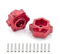 YONMFRDS Accesorio De Coche RC para Losi para LMT 1/8 Adaptadores Hexagonales De Metal Convertidor 5 Mm RC Coche Vehículos De Orugas Piezas Y Accesorios Actualizaciones Reemplazo Y Uso(Red)