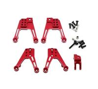 YONMFRDS Accesorio De Coche RC para SCX10 II 90046 90047 1/10 CNC Aleación Aluminio Amortiguador Montaje Torres RC Crawler Piezas Y Accesorios Actualización Reemplazo Uso(Red)