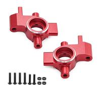 YONMFRDS Accesorio De Coche RC para Traxxas 4-Tec 1/10 Bloque Dirección Metálico Coches RC Vehículos Todoterreno Orugas Piezas Accesorios Mejoras Reemplazos Reparaciones(Red)