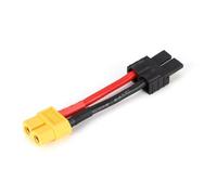 YONMFRDS Accesorio De Coche RC para Traxxas EC5 XT60 12awg Cable Convertidor ECS Macho-Hembra De Cable De Carga Accesorios De Repuesto para Batería LiPo De Coche RC(XT60-F to TRX-M)