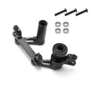 YONMFRDS Accesorio De Coche RC para Traxxas para E-Maxx T-Maxx 1/10 Kit Dirección RC Coche Camión Vehículo Todoterreno con Orugas Piezas Y Accesorios Actualización Reemplazo Y Uso(Black)