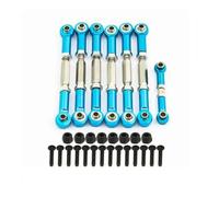 YONMFRDS Accesorio De Coche RC para Traxxas para Slash 2WD 7 Piezas Conjunto Metal Completo Barra Tracción RC Coche Camión Todoterreno Vehículo Orugas Accesorios Reemplazo Actualización Uso(Sky Blue)