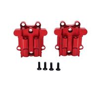 YONMFRDS Accesorio De Coche RC para Yudi GR M16 1/16 Cubierta Metálica Caja Cambios Delantera Y Trasera con Patas Grandes Repuestos Y Accesorios Coche Control Remoto(Red)