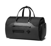 YONMLEDO Bolsa De Viaje Grande Bolsa De Ropa De Negocios Con Carta Personalizada Gratis For Hombre, Bolsa De Viaje De Gran Capacidad For Guardar Trajes(Black)
