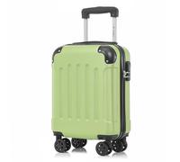 YONSLY Maleta de Cabina con Ruedas Desmontables, 4 Ruedas Giratorias de 360°, Carcasa Rígida, Cerradura de Combinación, Asa Telescópica (Verde Fruta, S)
