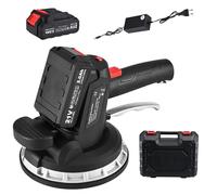 Yontwe 150KG Herramientas de vibración de azulejos - 0-26000 r/min 6 velocidades ajustable ventosa máquina de vibración de azulejos 1500mAh batería recargable herramienta de instalación de azulejos