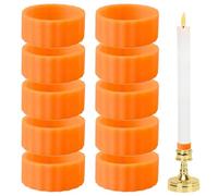 Yonuaret Abrazadores de Velas - 10 Piezas de Soportes para Velas,Sujetavelas Verticales para Mesa Cena Cumpleaños Restaurante Banquete Centro de Mesa Decoración
