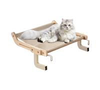 Yonuaret Cama con Ventana para Gatos, Hamaca para Gatos con Ventana,Percha para Gatos Que Ahorra Espacio para el alféizar de la Ventana - Asiento de Hamaca con Percha de Ventana Resistente para Gatos