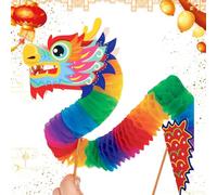 Yonuaret Decoraciones de Año Nuevo Lunar,Decoraciones de Dragón Chino,Dragón Chino Creativo del Año Nuevo 3D - Kits creativos de Marionetas de Bricolaje, Regalos de dragón de Lunar