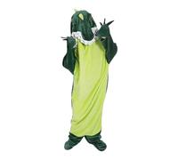 Yonuaret Disfraz De Dinosaurio Para Adultos,Franela Con Ajuste Holgado | Manta que se Puede Usar con Capucha de Dinosaurio y Pijama de Una Pieza,para Mujeres Hombres Novio Novia Esposa Halloween