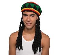Yonuaret Dreadlock sombrero para mujer, gorro de rastas de Halloween, peluca para teatro, carnaval, cosplay, concierto de Halloween