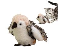 Yonuaret Juguete de Gato de pájaro chirremage, Juguetes de Animales de Gato | Plush Kitten Catnip Toys,Suministros de Mascotas simuladas para la Piel para Gatitos Interiores de Mascotas