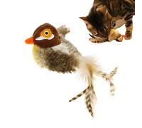 Yonuaret Juguete de pájaro, Juguete Interactivo para Gatos Canto como un pájaro, Juguete para Gatos, Juguete para Perros y Gatos, Sonidos realistas