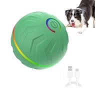 Yonuaret Juguetes interactivos para Perros en Movimiento, Bola rodante Activa para Perros,Pelota de Juguete para Mascotas con Pelota Que rebota automática - Lanzador de Bolas Recargable por USB para