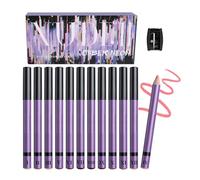 Yonuaret Lápiz de Sombra de Ojos | 12 Colores Lápiz Cosmético,Iluminador Antimanchas Bajo Ojos - Para Mejillas, Cejas, Chicas Adolescentes, Eventos de Vacaciones, Citas, Uso Diario, Fotografías