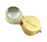 Yonuaret Lupa de Lectura - 30x Aumentos, Plegable y Portátil, Impermeable - Lupa para Letra Pequeña - para Monedas, Joyas, Sellos, Letra Pequeña, Oro, Plata, Hogar, Oficina, Tiendas y Taller
