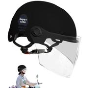 Yonuaret Medio Casco, Casco para Hombre,Casco de Motocicleta Seguro para Ciclismo | Casco Abierto Vintage, Suministros de Motocicleta eléctrica para Crucero, Scooter