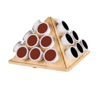 Yonuaret Organizador de Cápsulas de Café - Soporte Organizador para Cápsulas de Café | de 24 Celdas Ahorrador de Espacio para Cocina Hogar Muebles Interiores Encimera