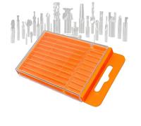 Yonuaret organizadora de bits - portable extensible para piezas pequeñas | Almacenamiento y organizador de brocas | para taller, garaje, proyectos de bricolaje, herramientas, piezas pequeñas