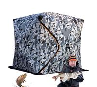 Yonuaret Tent de Hielo - Resistente al Viento cálido Impermeable portátil - Casa de Peces de Hielo | para Agua Dulce Agua Salada Orilla Cubierta Lago Estanque río