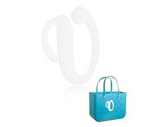 Yonuni Abalorios de letras para bolsa Bogg, bonitas letras del alfabeto compatibles con todos los modelos originales y bolsas simples del sur, accesorios de playa de goma, 3.94*3.15inch, Caucho, Sin