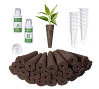 Yoocaa 24 esponjas de Crecimiento con nutrientes sólidos A & B para Plantas, Semillas, Semillas, reemplazo de cápsulas de Crecimiento de raíces, compatibles con IDOO, QYO