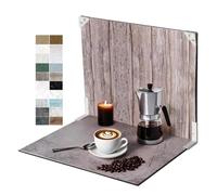 Yoocheese Kit de telones de Fondo de fotografía de Productos de 16 x 13.3 Pulgadas: Superficie Texturizada para Fotos de Productos, fotografía de Alimentos, sesión de Fotos de joyería, Fondo pequeño