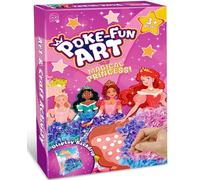 yoofun Poke in Art - Kit de princesas mágicas, artes y manualidades para niñas con 8 princesas mágicas y 9 accesorios, diversión sin desorden para niños, kits de manualidades, regalos para niñas y