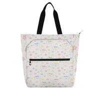 Yoogain Bolsa de mano para niños y adultos, bolsa de compras resistente y reutilizable con cremallera para la escuela, compras, viajes