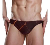 Yoogain Calzoncillos de natación para hombre, de talle bajo, bikini, Rayo, 3XL