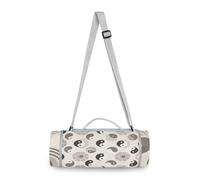 Yoogain - Necesidades de playa redondas, se adapta a 2 adultos, accesorios de verano, manta impermeable resistente al agua, para alfombra de playa o familia al aire libre, camping, fiesta, 58 pulgadas