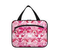 Yoogain Orquídea Ethnic Art - Neceser colgante con gancho, bolsa esencial de diseño para artículos de tocador para viajes, artículos esenciales de trabajo, cartera para maquillaje, L, Arte étnico de