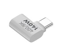 Yooghuge Adaptador USB C tipo C de aleación de aluminio de 140 W, 40 G, 8 K60 Hz, convertidor que protege la carga rápida y transferencia de datos, adaptador de transmisión de video