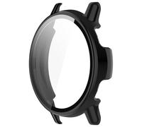 Yooghuge Carcasa de cristal templado para reloj inteligente, apta para 5 Active 5 carcasas protectoras de pantalla, a prueba de golpes, ligera, protector de pantalla de reloj antiarañazos, para lentes
