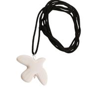 Yooghuge Collar de palomas de la paz blanca, joyería única para estudiantes, cadena larga para mujeres que buscan joyería única y significativa, cadena larga para suéter, talla única, como se describe