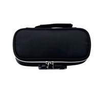 Yooghuge Estuche para lápices de gran capacidad con 4 compartimentos de lona, organizador de bolígrafos multicapa, bolsa de maquillaje de viaje, estuche para lápices con, c