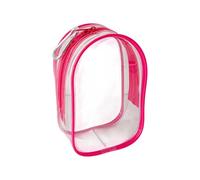 Yooghuge Funda de transporte ligera de PVC para muñecas, transparente, ventana sellada, cremallera, coleccionable, organizador de algodón transparente, b, One Size