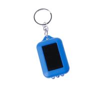 Yooghuge Llavero de luz solar LED solar, llavero LED con textura de antorcha adecuado para mochileros y viajes, llavero esencial