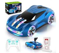 YOOHBERRYS Coche Teledirigido, 2.4Ghz Drift RC Car con Cinco Modos de Luz, Música y Pulverización, 4WD 18km/h Coche Radiocontrol, Coche Teledirigido Drift para Niños de 6 Años (Azul)