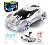 YOOHBERRYS Coche Teledirigido, 2.4Ghz Drift RC Car con Cinco Modos de Luz, Música y Pulverización, 4WD 18km/h Coche Radiocontrol, Coche Teledirigido Drift para Niños de 6 Años (Gris)