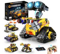 YOOHBERRYS Technic Robot para Niños, 5 en 1 Juego de Construcción de Robot Programable con App y Mando a Distancia, Regalo Creativo Educativo para Niños Y Niñas De 8+ Años (Amarillo)