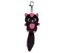 YooHoo & Friends - Llavero de Peluche Skunk, 8 cm, Color Rosa y Negro (Aurora World 12547)