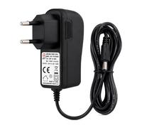 YOOHOO Fuente de alimentación para reproductor de DVD portátil, 12 V, 1,5 A, adaptador de CA de 100 - 240 V a CC 12 V 18 W, conector redondo de 4,0 x 1,7 mm, cable de alimentación de 1,5 m