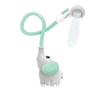 Yookidoo - Ducha de baño elefante turquesa - Juguete de baño para bebé - Juego de baño y ducha despertar de los sentidos - Manguera de rociador juguete de baño para bebé - Regalo de bebé de 0 a 2 años