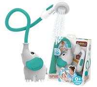 Yookidoo - Ducha de baño elefante gris y verde - Juguete de baño para bebé - Juego de baño y ducha despertar de los sentidos - Manguera de rociador de juguete de baño para bebé - Regalo de bebé de 0 a