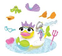 Yookidoo Jet Duck Juguete de baño de Sirena con Tirador de Agua - Desarrollo sensorial y diversión de baño para niños - Juguete de baño con Pilas con 15 Piezas - a Partir de 2 años