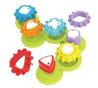 Yookidoo Shape 'N' Spin Gear Sorter. Un juguete de actividad de desarrollo para niños de 1 a 3 años. Juego de clasificación para niños pequeños con múltiples colores y formas, que también gira. (Caja
