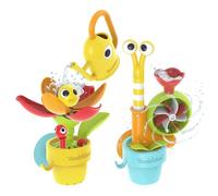Yookidoo Juguete para la bañera. Set de Juguetes Jardín Flor Abeja y Caracol Sorpresa