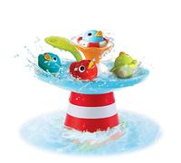 Yookidoo - Magical Duck Race (40164) | 4 patos bañadores, fuente de agua, bomba de agua para niños, pista de carreras, juguete de agua, regalo niña 2 años
