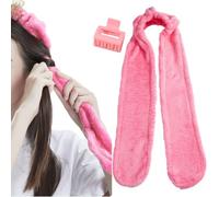 Yoolhamy Rizador Pelo Sin Calor, Heatless Curls, Grandes Ondas sin Calor, Rulos Durante la Noche, Dormir Rizos con Clip Para Medio Largo Rizos Overnight Hair Curlers